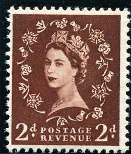 Queen Elizabeth II - Predecimal Wilding