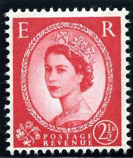 Queen Elizabeth II - Predecimal Wilding