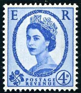Queen Elizabeth II - Predecimal Wilding