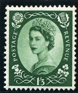 Queen Elizabeth II - Predecimal Wilding