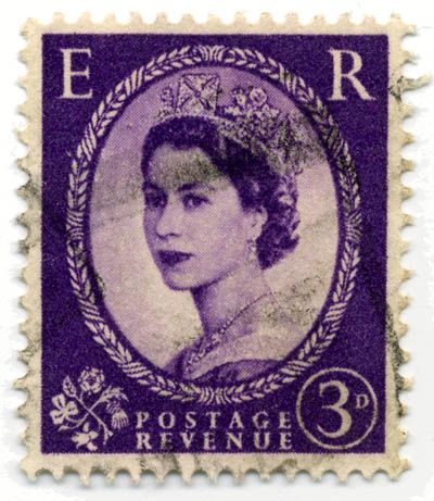 Queen Elizabeth II - Predecimal Wilding