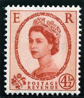 Queen Elizabeth II - Predecimal Wilding