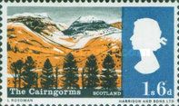 Cairngorm Mountains, Scotland (phosphor)