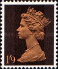 Queen Elizabeth II - 1'9 Predecimal Machin