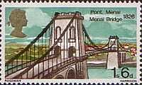 Menai Suspension Bridge, 1826