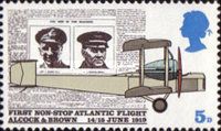 Page from Daily Mail, and Vickers FB-27 Vimy Aircraft