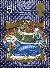 Mary, Josef and Christ in the Manger