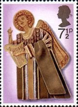 Angel playing Harp
