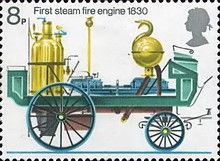First Steam Fire-engine, 1830