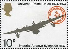 Imperial Airways Short S.21 Flying Boat Maia, 1937