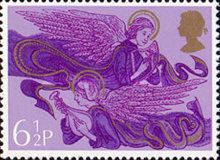 Angels with Harp and Lute