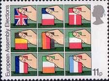 Hands placing National Flags in Ballot Boxes - 11p