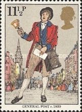 Postman, circa 1839
