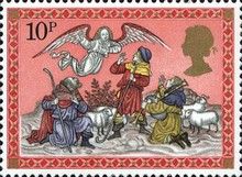 Angel appearing to the Shepherds