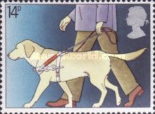 Blind Man with Guide Dog