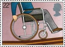 Disabled Man in Wheelchair