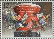 'Christmas Post' (pillar-box)