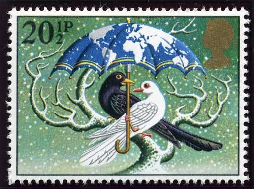 'World at Peace' (Dove and Blackbird)