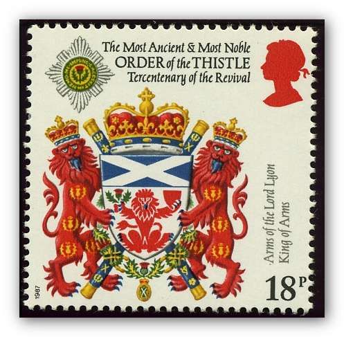 Arms of the Lord Lyon King of Arms - Order of the Thistle