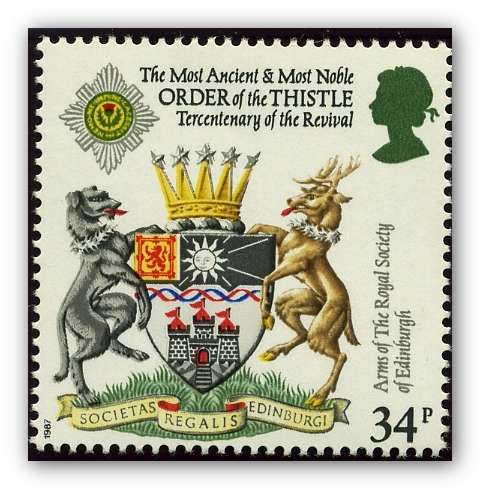 Arms of Royal Society of Edinburgh