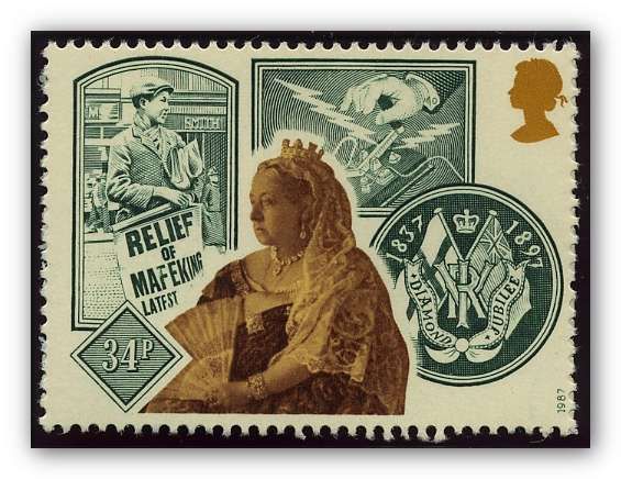 Diamond Jubilee Emblem, Newspaper Placard and Morse Key