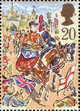 Blues and Royals Drum Horse