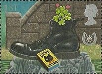 Four-leaf Clover in Boot and Match Box