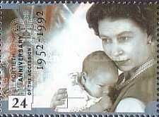 Queen Elizabeth with Baby Prince Andrew