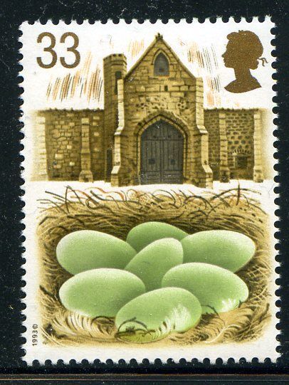 Eggs in Nest, Tithe Barn - Abbotsbury