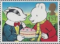 Bill Badger and Rupert Bear