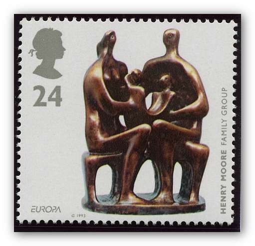 C.E.P.T.- "Family Group" (bronze sculpture) (Henry Moore)