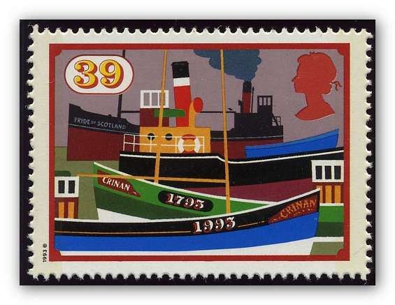Steam Barges, including Pride of Scotland, and Fishing Boats