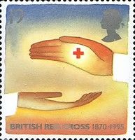 Symbolic Hands and Red Cross