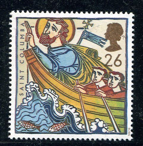 St Columba in Boat