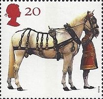 Carriage Horse and Coachman