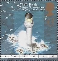 Bell Rock Lighthouse, Arbroath, mid-19th-century