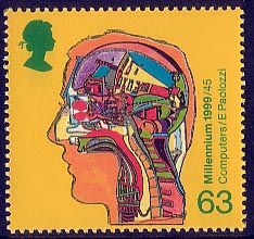 Computer Inside Human Head (Alan Turing's work on computers)