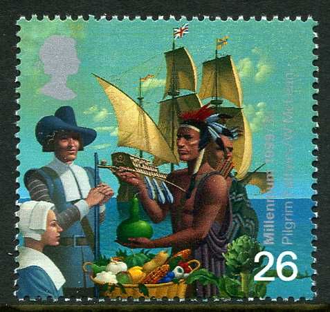Pilgrim Fathers and Native American