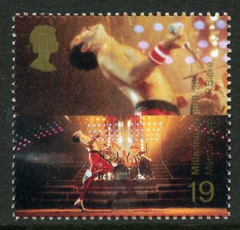 Freddie Mercury (lead singer of Queen)