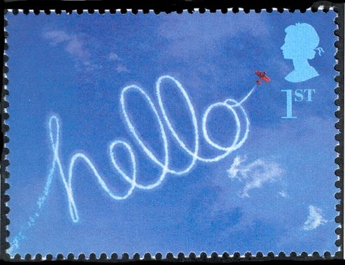 Aircraft Sky-writing 'hello'