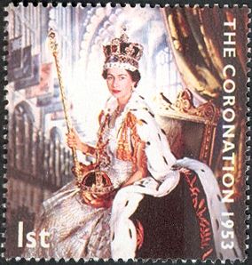 Queen Elizabeth II in Coronation Robes