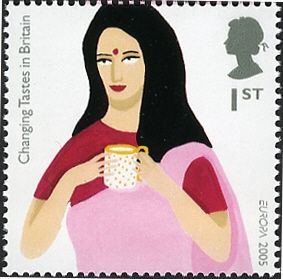 Europa - Indian Woman Drinking Tea