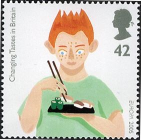 Europa - Boy Eating Sushi