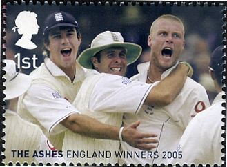 Pietersen, Vaughan and Flintoff