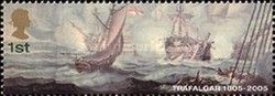 British Cutter 'Entrepreante' with dismasted British 'Belle