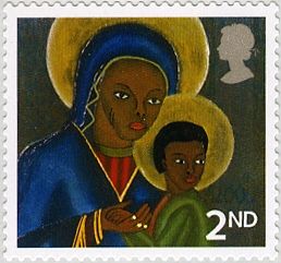 Black Madonna and Child from Haiti