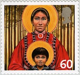 Choctaw Virgin Mary and Child (Fr. John Giuliani) S/A