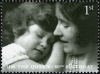 As young Princess Elizabeth with Duchess of York, 1931