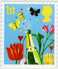 Champagne, Flowers and Butterflies