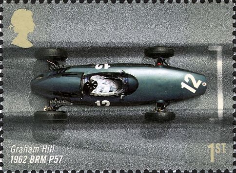 Graham Hill in BRM P57, 1962